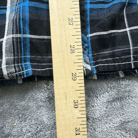 Redsnap Clothing Shirt Mens Large Black/Blue Pearl Snap Western‎ Cowboy - Picture 7 of 9